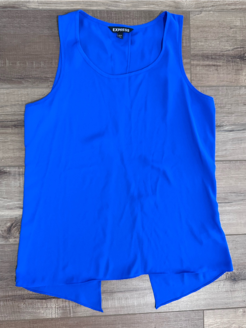 Express Colbalt Blue Sleeveless Tank